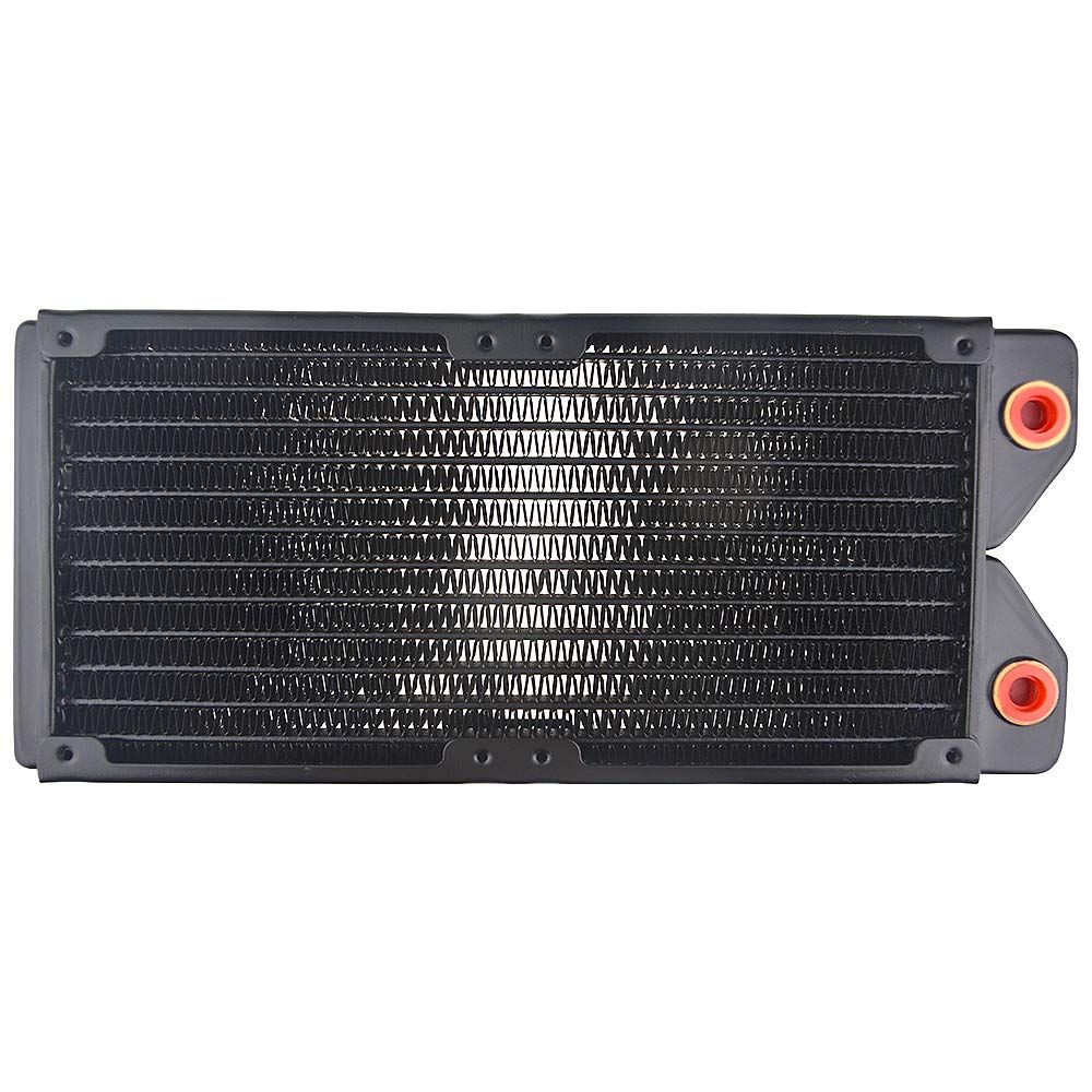 240-Pure-Copper-12-Pipe-Heat-Exchanger-Radiator-for-PC-CPU-Water-Cooling-System-CO2-Laser-Cooling-High-Performance-Heat-Dissipation-for-Gaming-Rigs-and-Industrial-Applications
