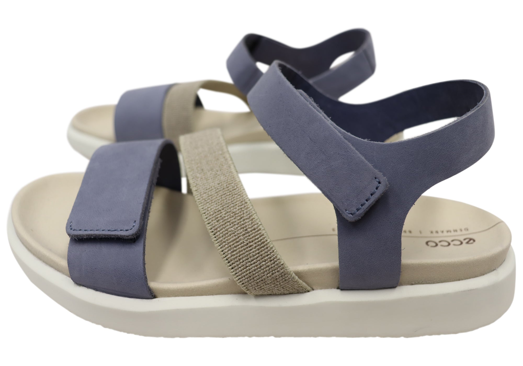 ECCO Women's Flowt Comfortable Leather Sandals - Breathable Arch Support Sandals for Women | Perfect for Walking, Travel & Summer Outfits