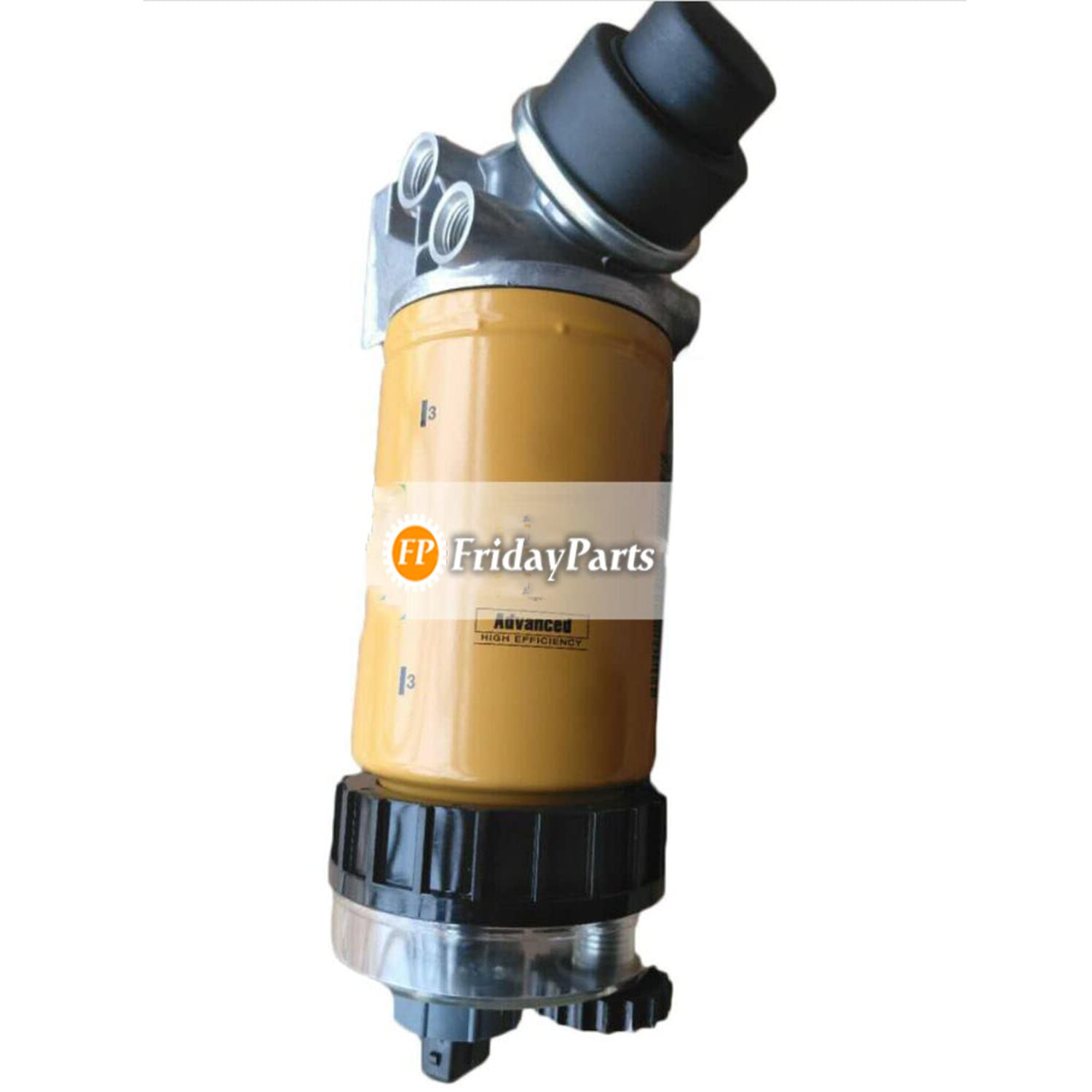 FridayParts Fuel Water Separator Filter 308-7576 3087576 Replacement for Caterpillar Loader, Track & Excavator - Heavy Duty Diesel Engine Protection for Construction Equipment