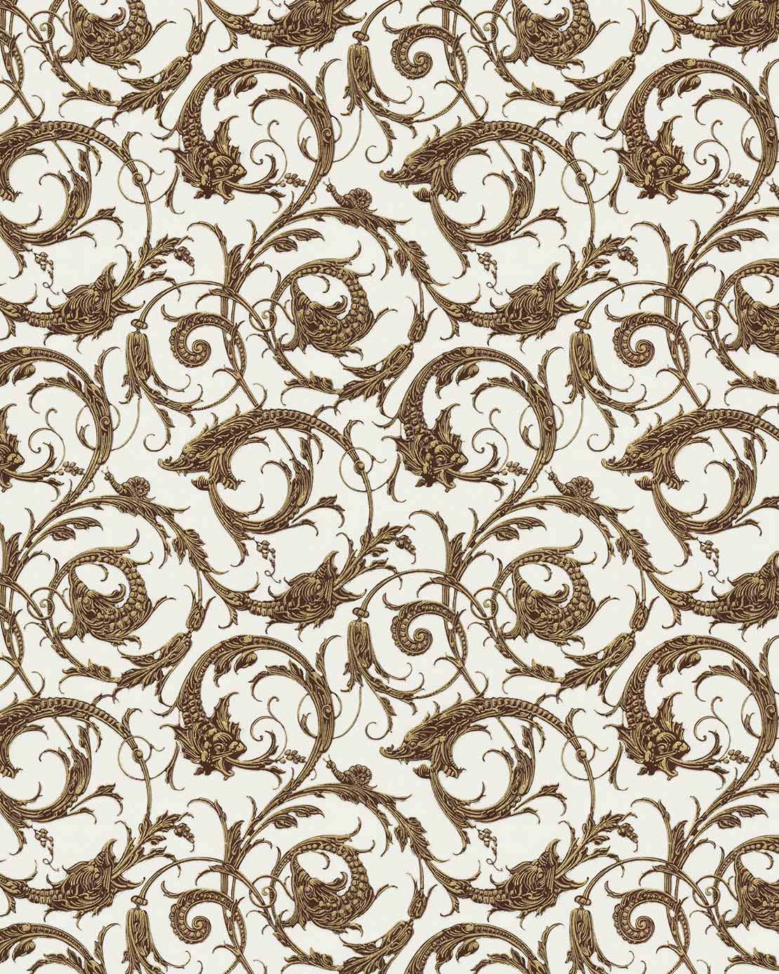 Lim & Handtryck Wallpaper - Light Gray Draktapet for Modern Home Decor | Perfect for Living Room, Bedroom & Office