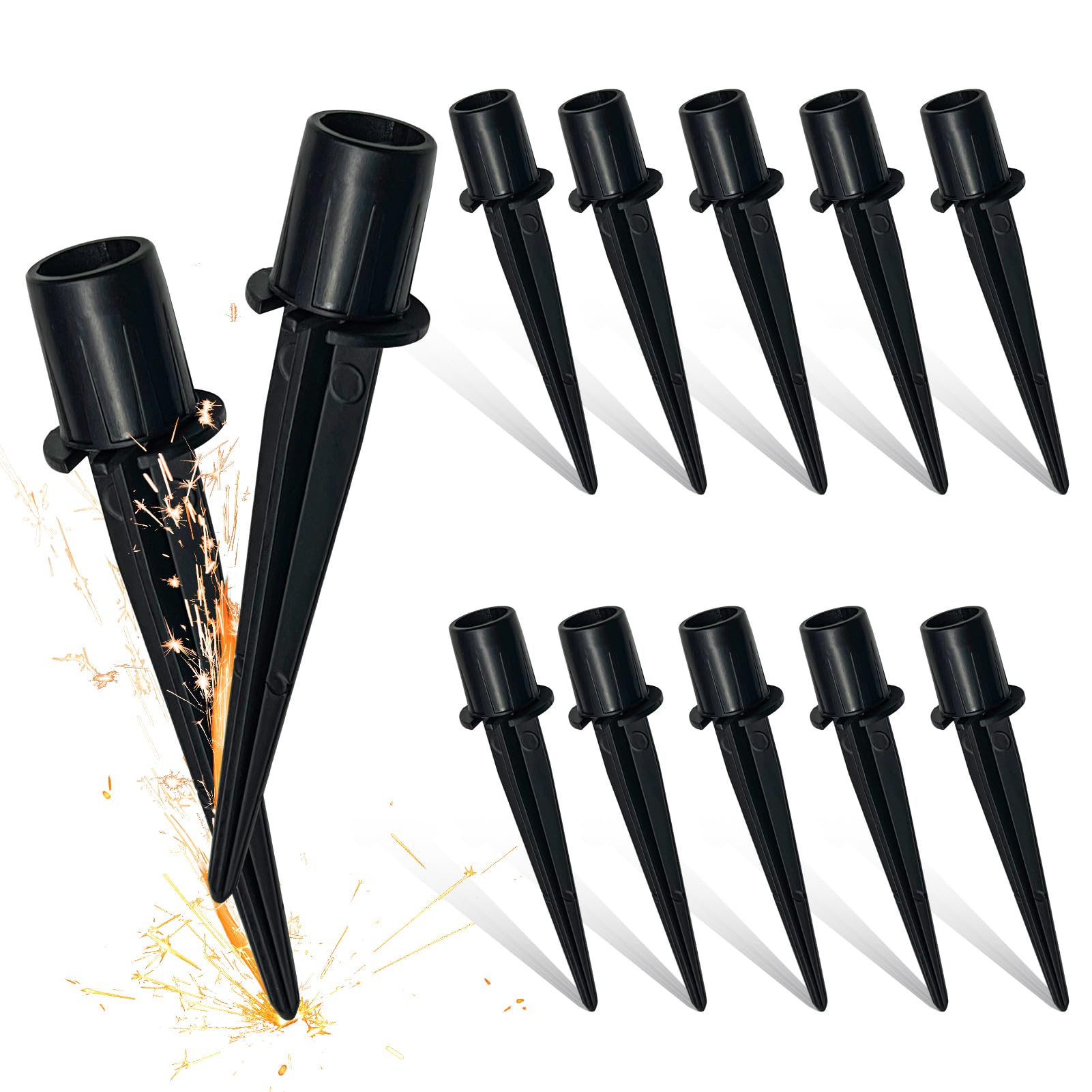 10 Pack Solar Light Replacement Stakes - 0.78