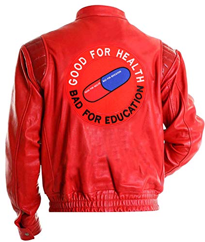 Red Faux Leather