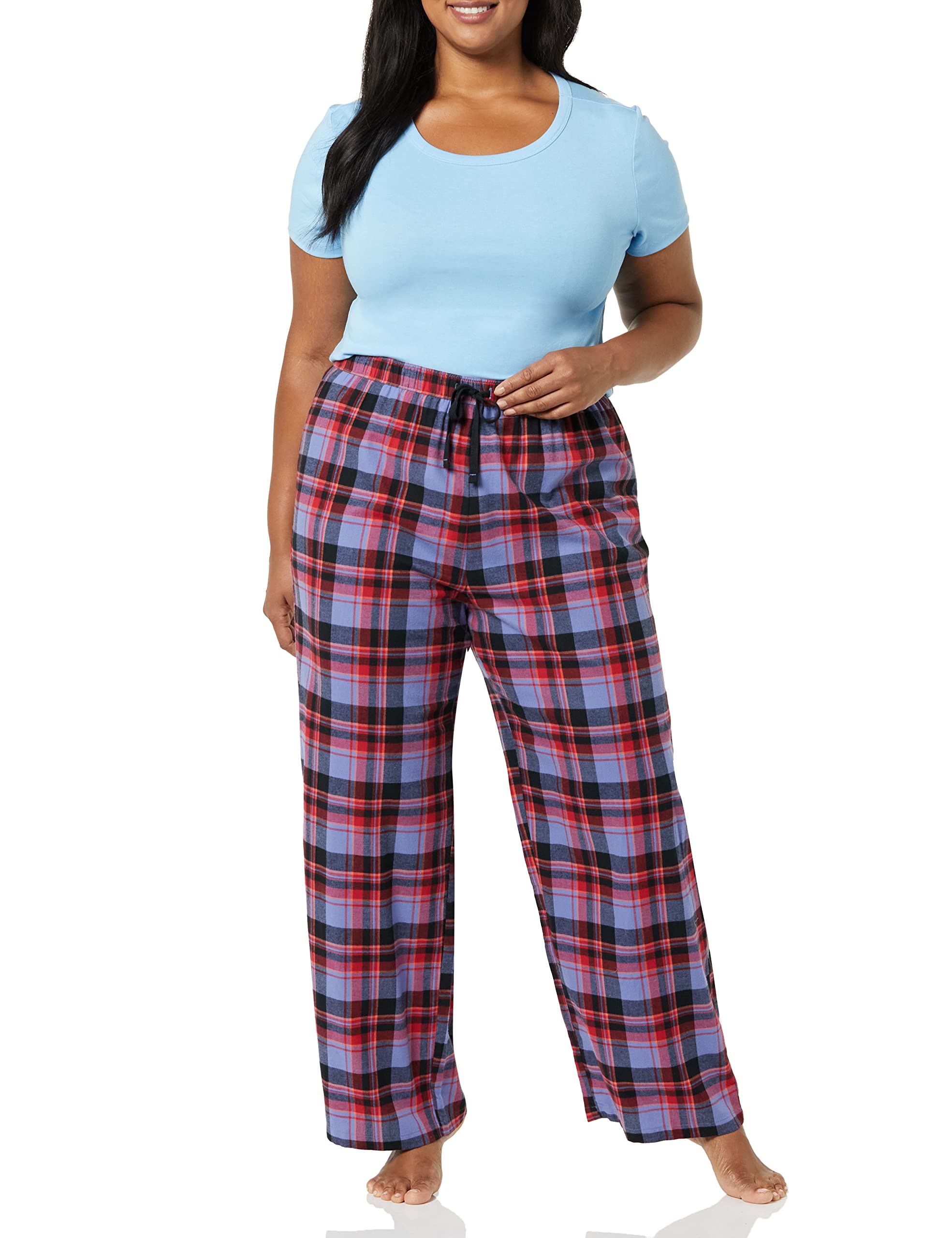 Amazon Essentials Women's Flannel Pajama Pants - Soft & Cozy Sleepwear for Cold Nights - Perfect for Lounging, Sleeping & Winter Comfort