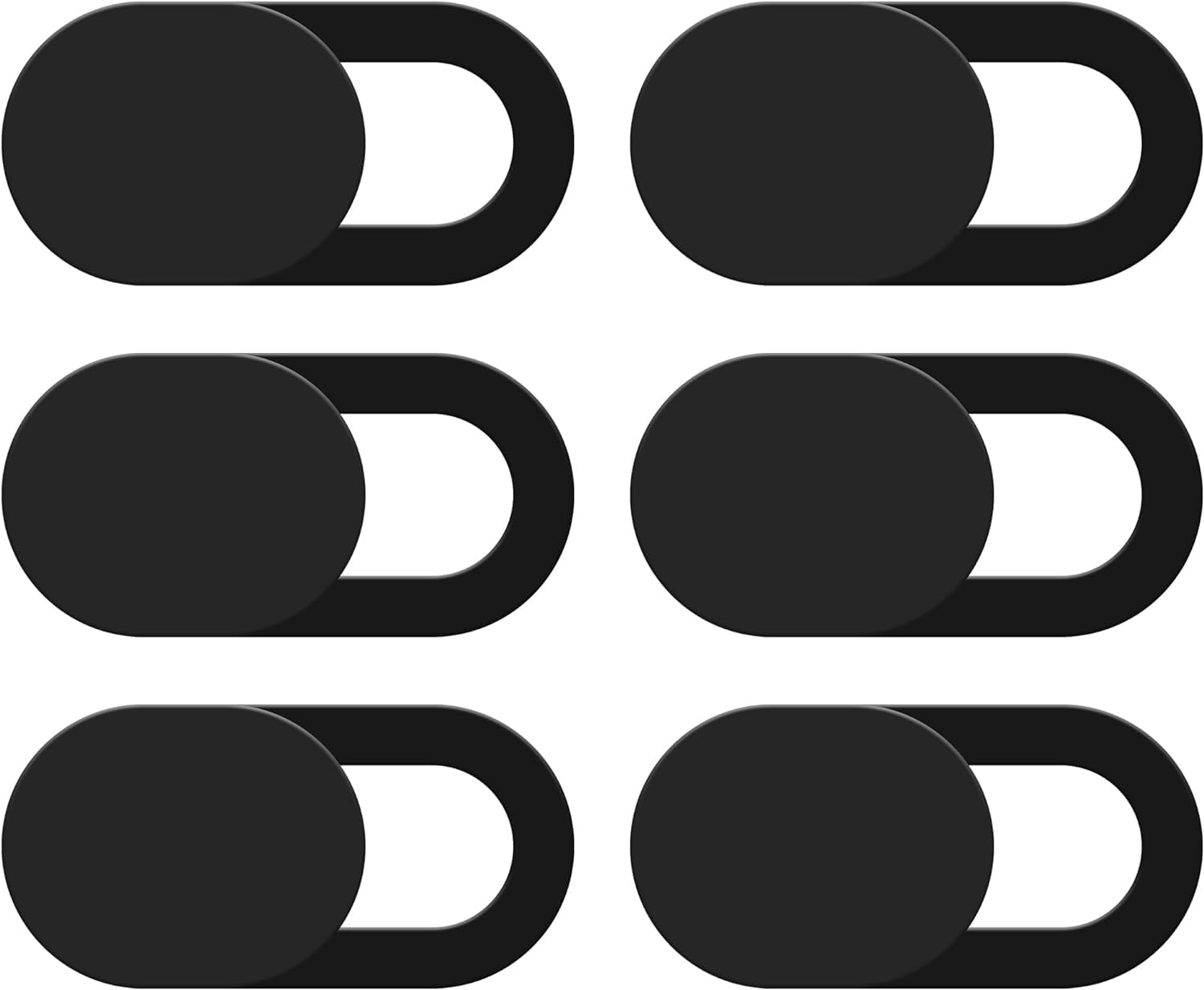 6-Pack MESMOS Thin Laptop Camera Cover Sliders - Privacy Protector for MacBook, iPad, iPhone & Computers (Small Size) | Ideal for Online Meetings, Remote Work & Web Security