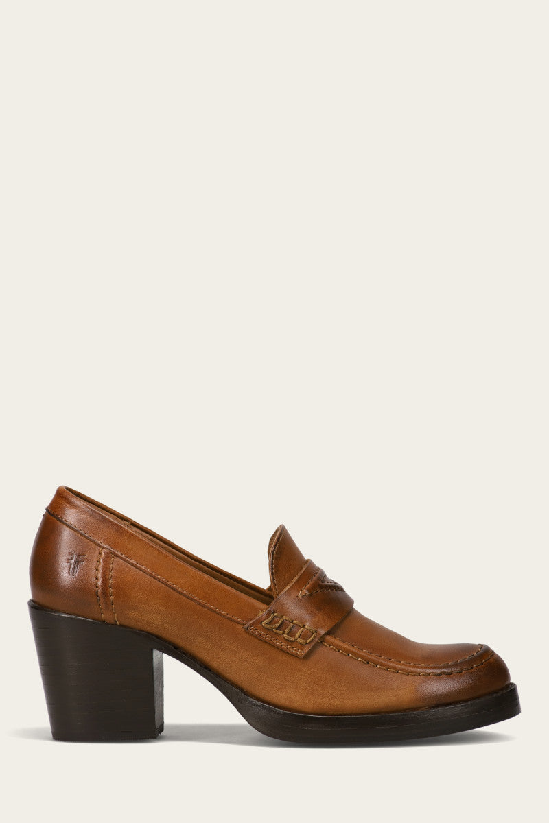 Stylish Jean Loafers in Caramel Brown - Comfortable Slip-On Shoes for Women | Perfect for Casual Outfits, Office Wear & Everyday Use