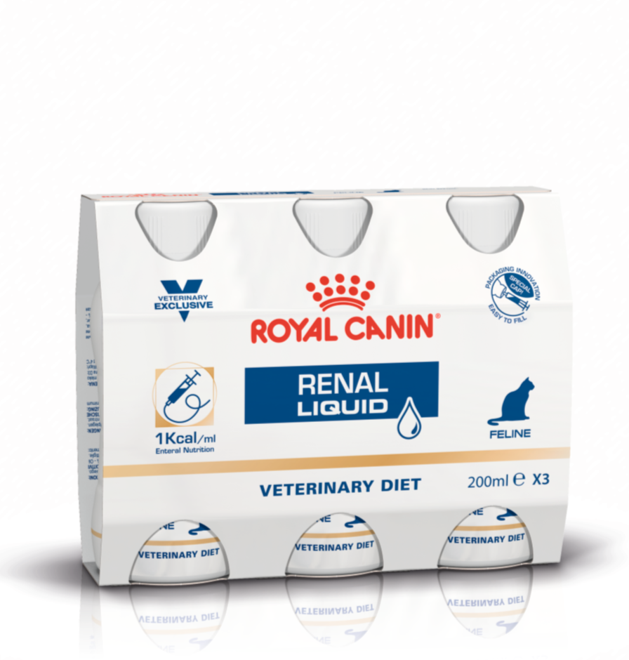 Royal Canin Feline Renal Support Cat Food - Liquid Formula for Kidney Health | Wet Food for Cats with Renal Issues | Perfect for Senior Cats & Feline Kidney Disease Management