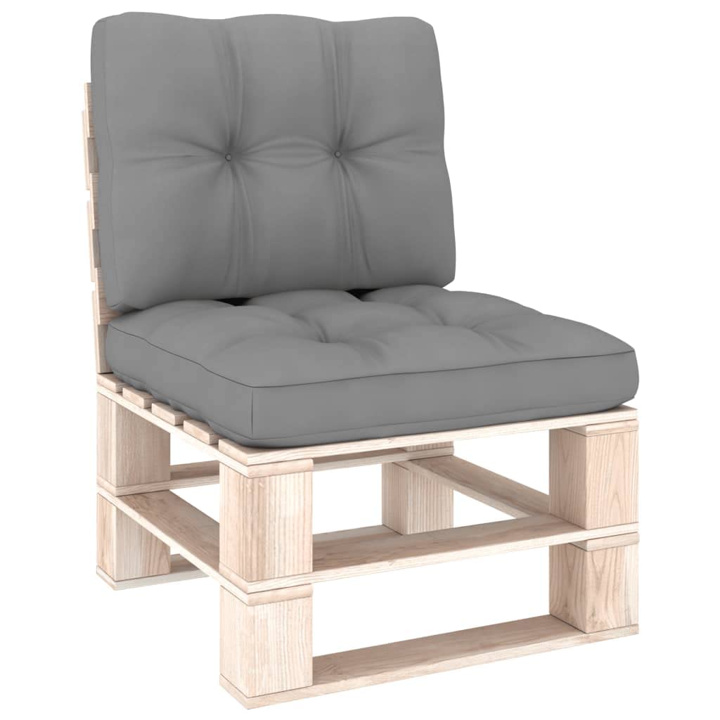Sywamol Outdoor Pallet Sofa Cushions 2-Piece Set - Waterproof & UV Resistant - Anthracite Gray - Perfect for Patio, Deck, Poolside & Garden Furniture