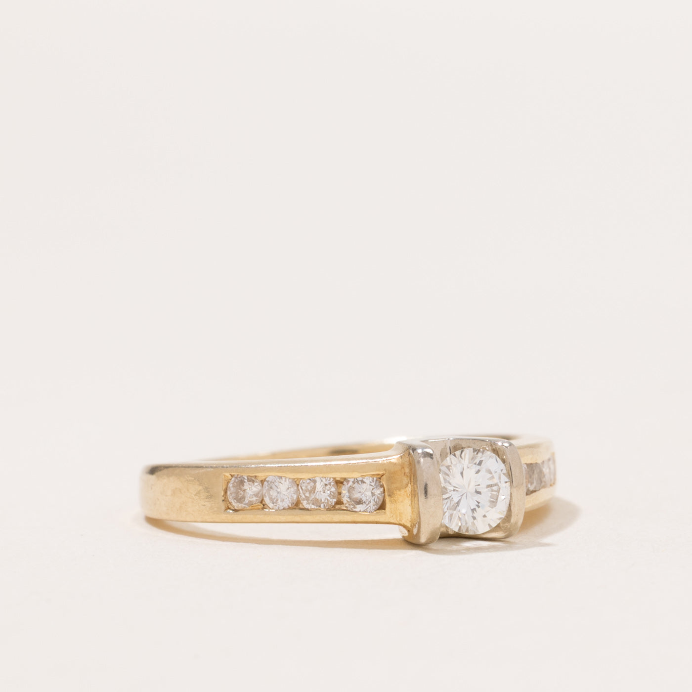 0.52ctw Channel Set Diamond Ring - Size 6.5 | Elegant Wedding Band, Anniversary Gift for Her | Perfect for Engagement, Proposal & Special Occasions