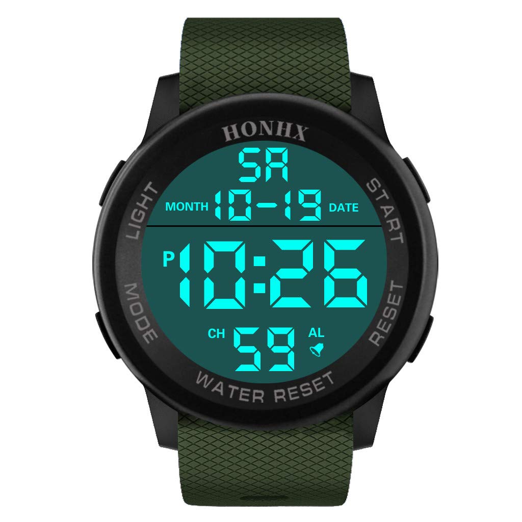 Waterproof Sport Watch for Men Women Kids - 50M Digital with Alarm for Running Swimming
