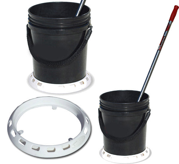 Bucket Base Bucket Holder - Heavy Duty Plastic Bucket Stand for Stable Storage & Organization - Perfect for Home, Garage, and Workshop Use