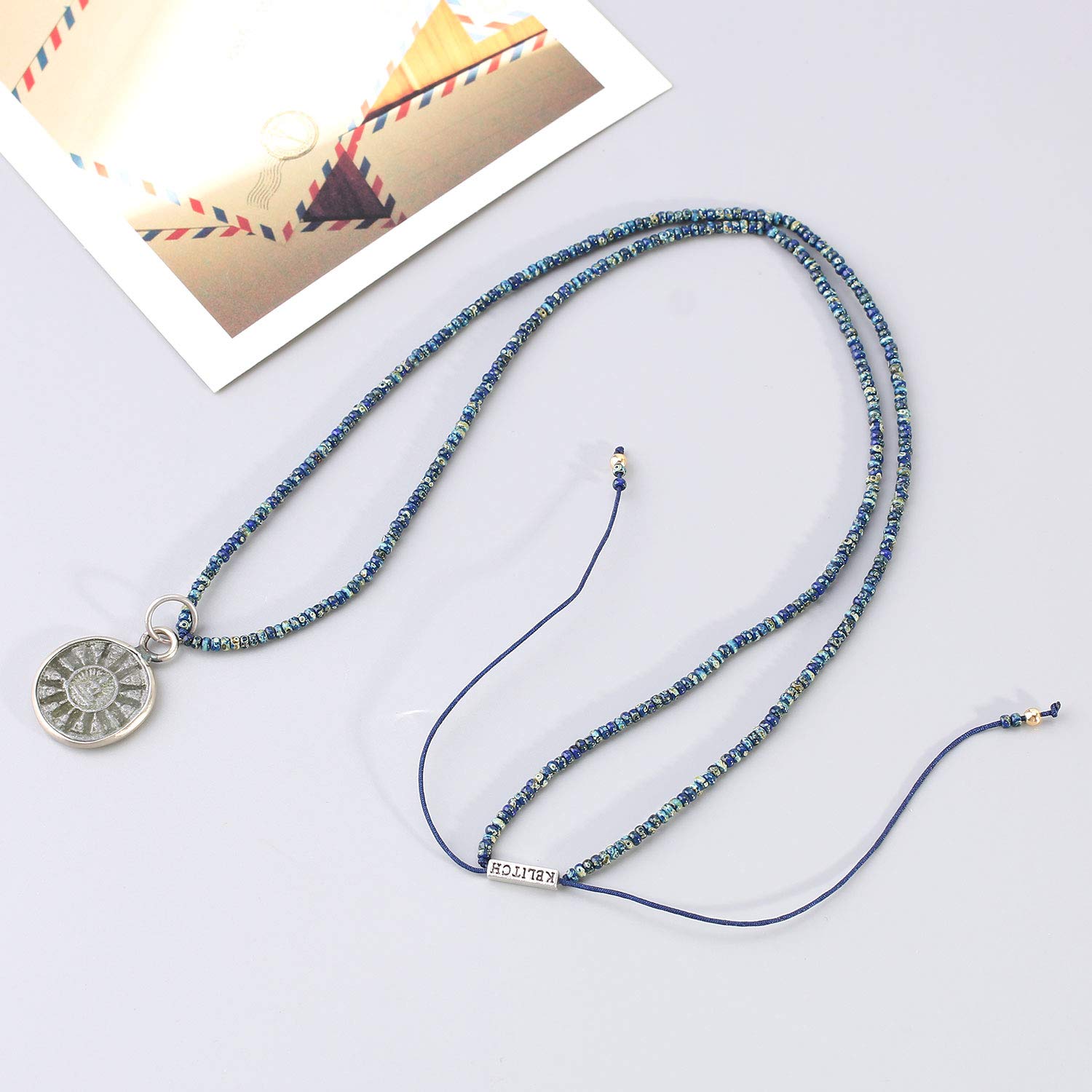 KELITCH 925 Sterling Silver Adjustable Buddha Necklace for Women - Spiritual Jewelry for Meditation, Yoga & Daily Wear