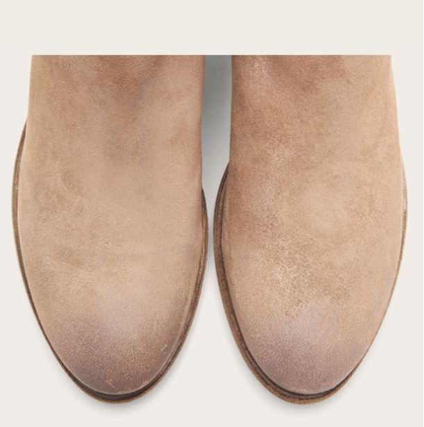 Carson Piping Bootie - Women's Beige Multi Color Ankle Boots for Casual Wear & Everyday Comfort