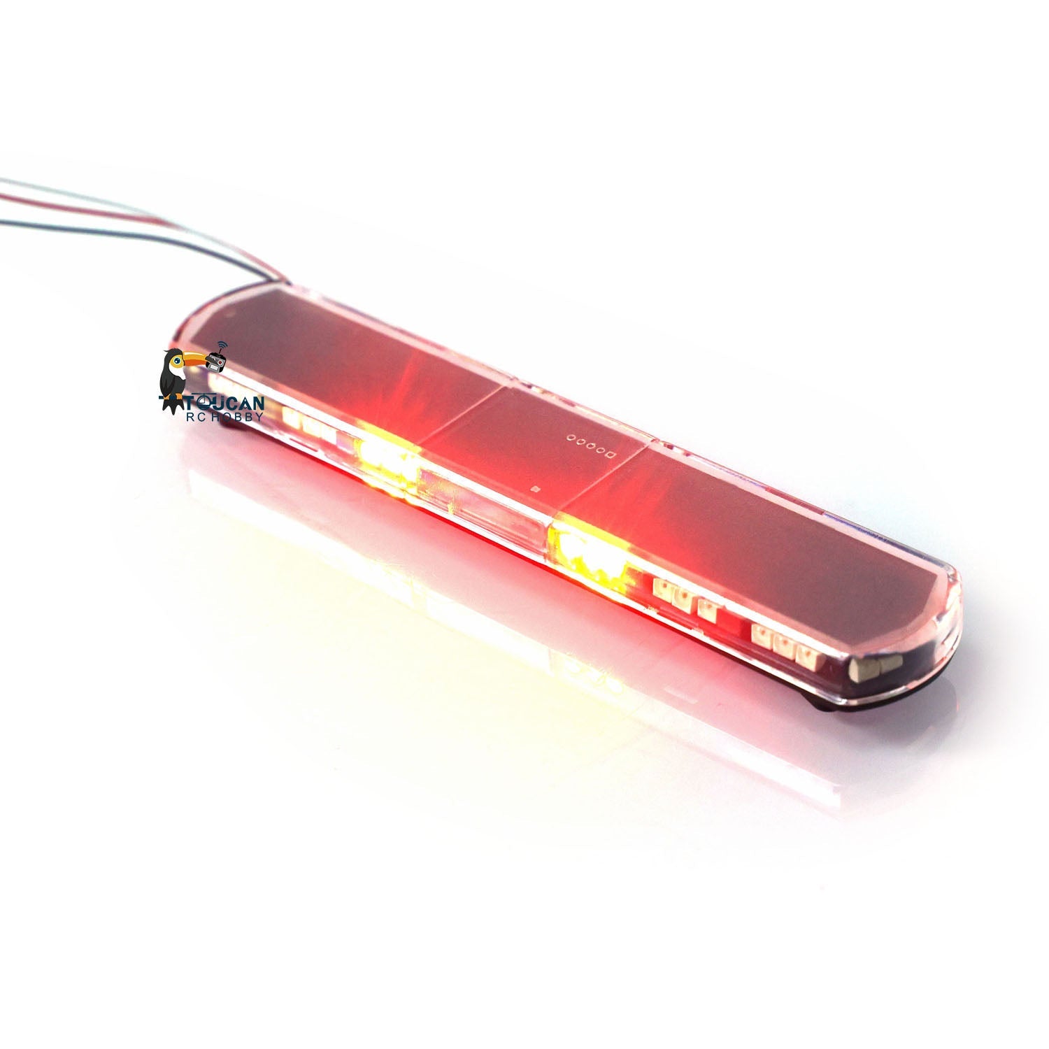 BITRC BWL 11321 1/14 Scale Plastic Rotating Warning Light for LESU TAMIYA RC Truck Models - DIY Construction Vehicles, Crawlers & Off-Road RC Cars - Perfect for RC Enthusiasts and Scale Model Builders