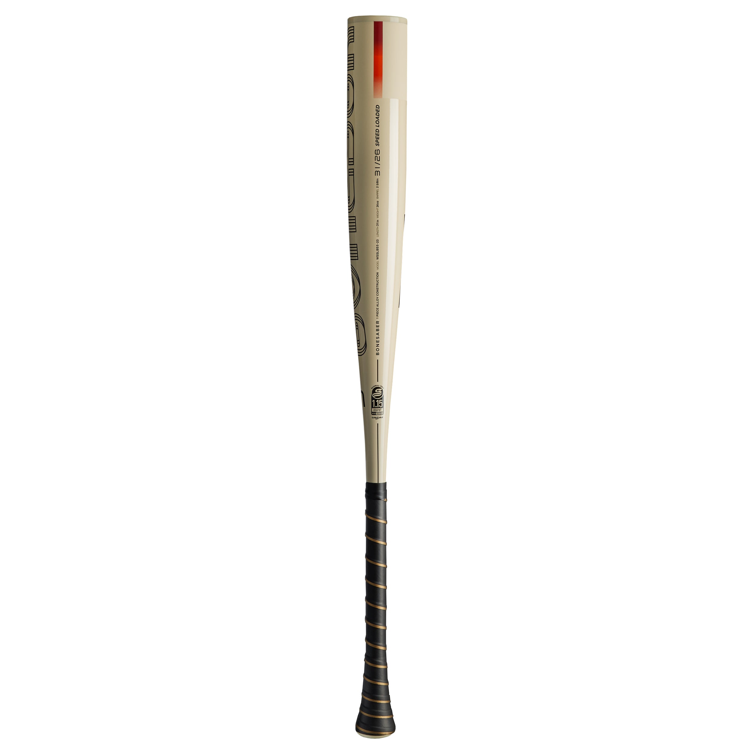 Warstic 2023 Bonesaber USSSA Baseball Bat -5 Drop Weight | High Performance Youth & Adult Baseball Bat for League Play | Perfect for Training, Games & Tournaments
