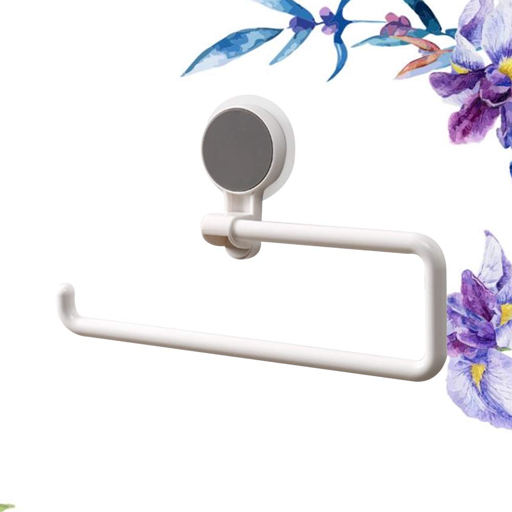 Wall Mounted No Punching Paper Roll Holder - Cabilock Bathroom & Kitchen Tissue Dispenser for Home, Condo, Restaurant - Space Saving Towel Rack & Home Decor Accessories (Ideal for Small Bathrooms, Kitchens & Commercial Spaces)