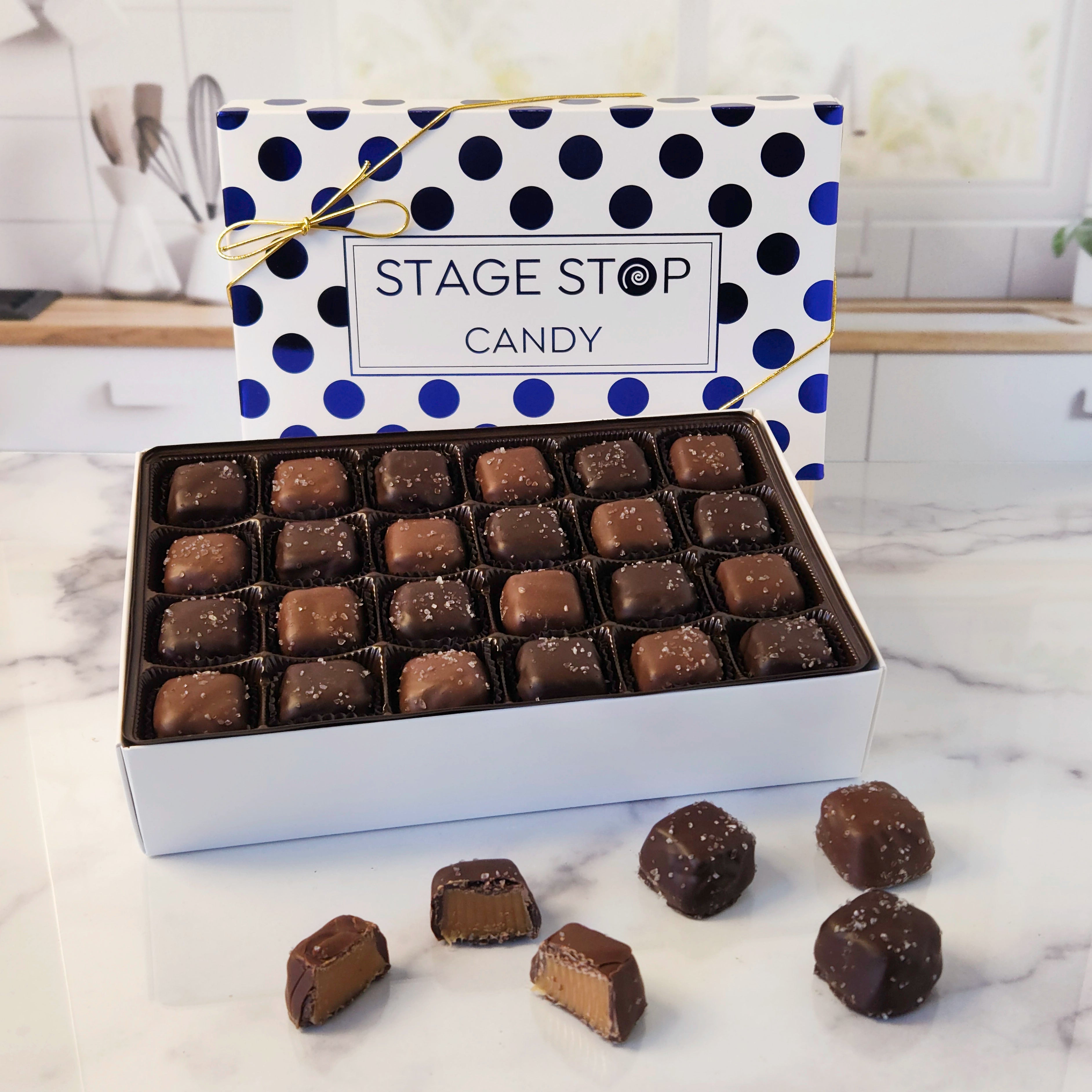Delicious Sea Salt Caramel Candy Assortment - Gourmet Chocolate Treats for Gifts, Parties & Dessert Lovers