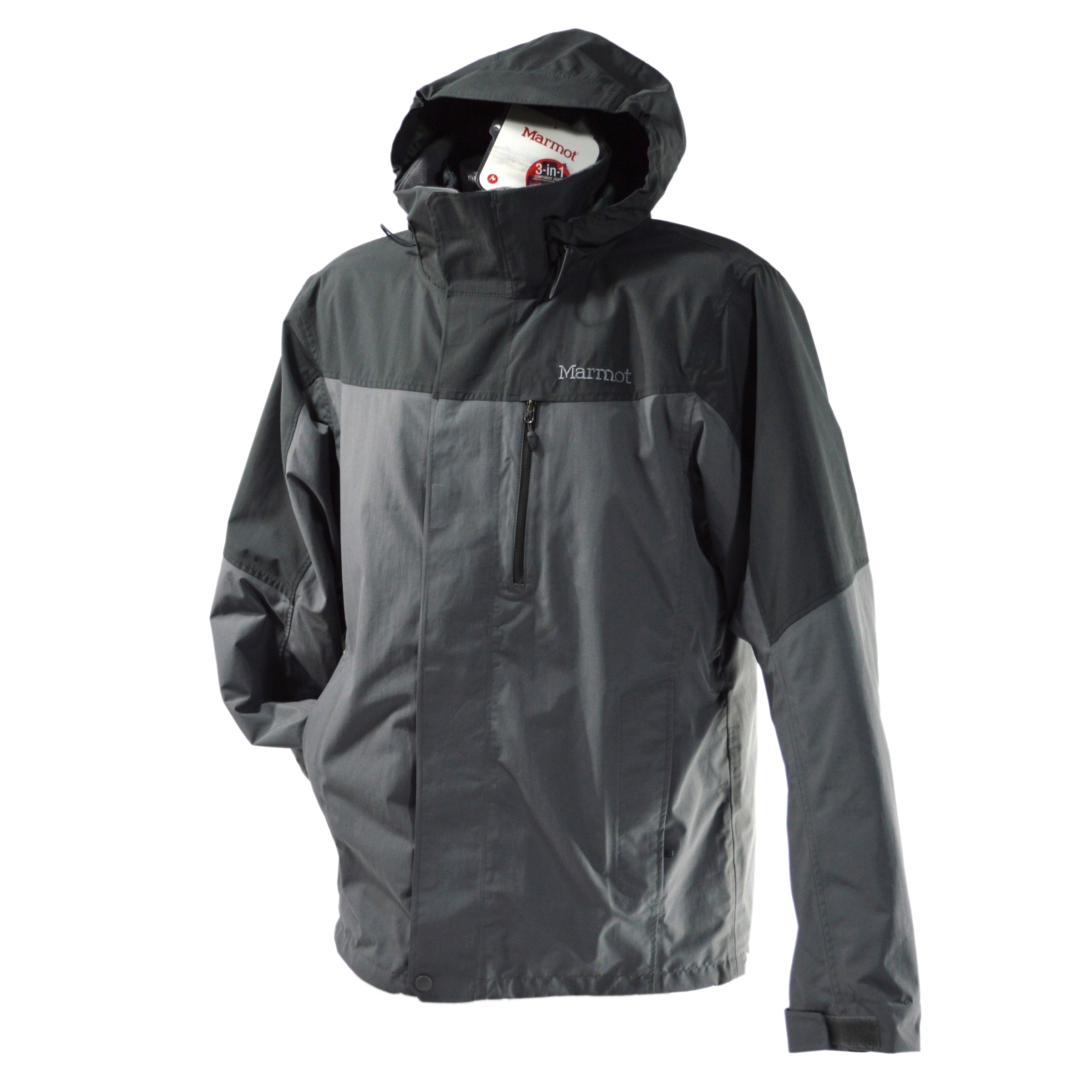 MARMOT CITADEL COMPONENT JACKET for Men - Waterproof Hiking Jacket, Size M, Cinder/Slate Grey (New with Tags) - Perfect for Outdoor Adventures, Camping & Mountain Climbing