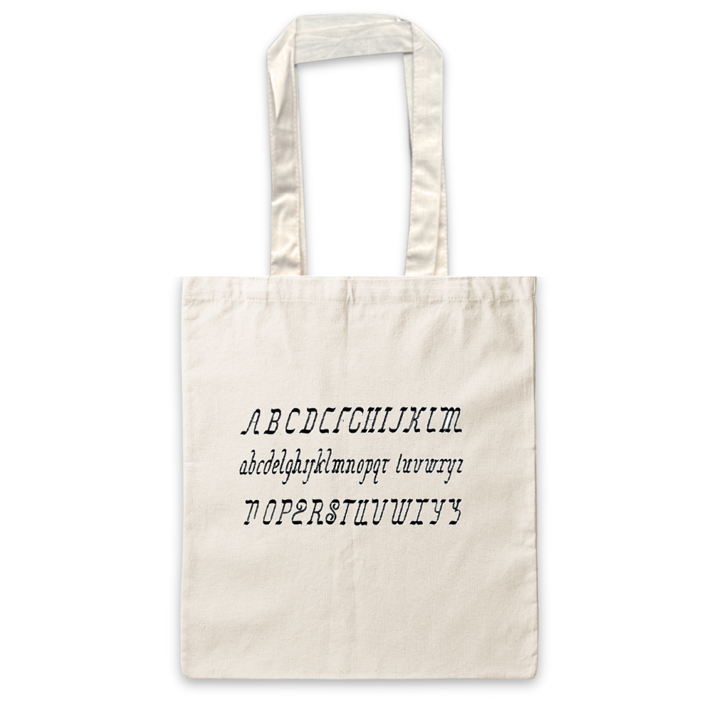 Alphabet Tote Bag - Stylish Reusable Grocery Shopping Bag with Letters Print - Perfect for School, Work, Beach & Eco-Friendly Shopping