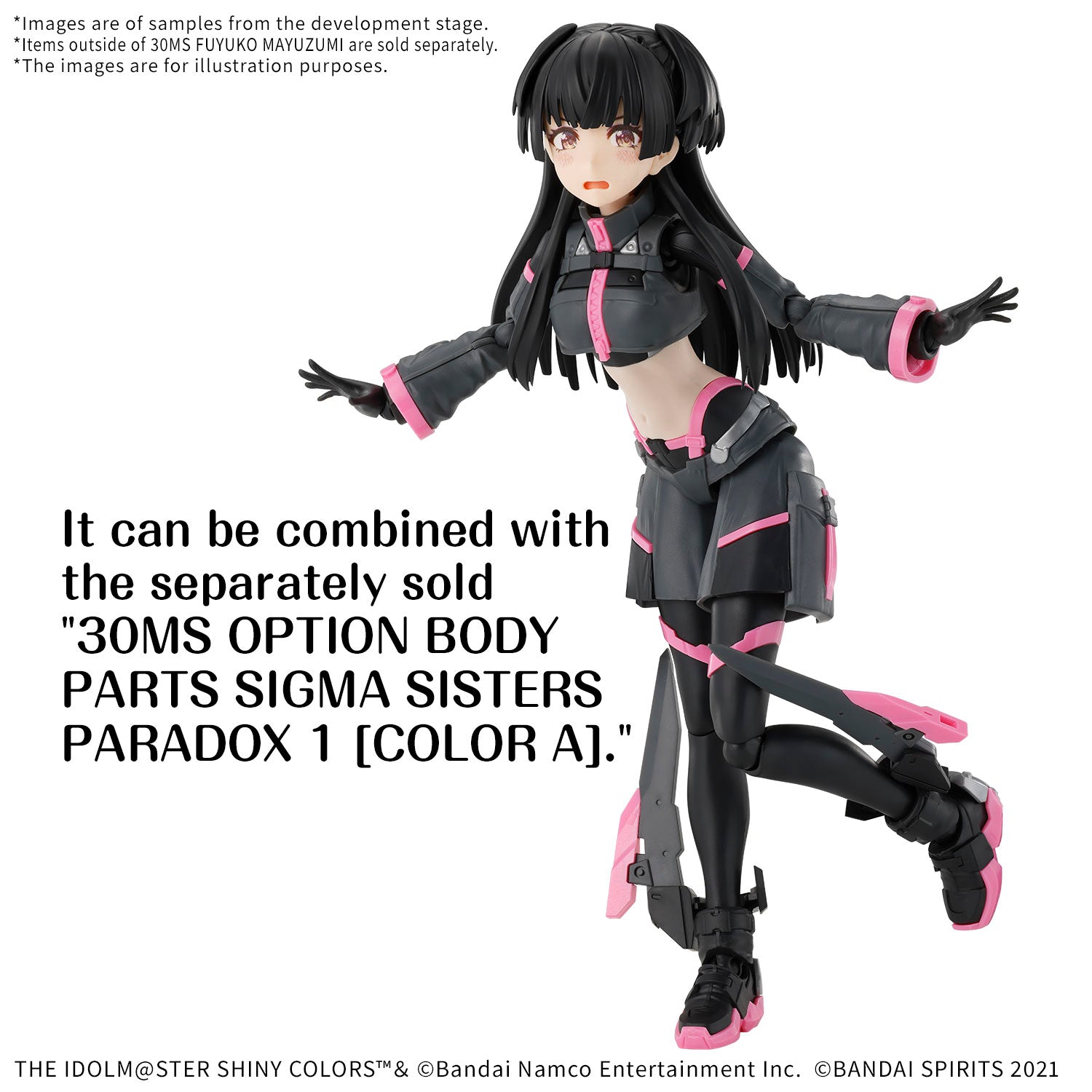 Bandai 30 Minutes Sisters 30MS The Idolmaster: Shiny Colors Fuyuko Mayuzumi Model Kit - Anime Figure Building Set for Collectors & Hobbyists - Perfect for Display, Cosplay & Gift Giving