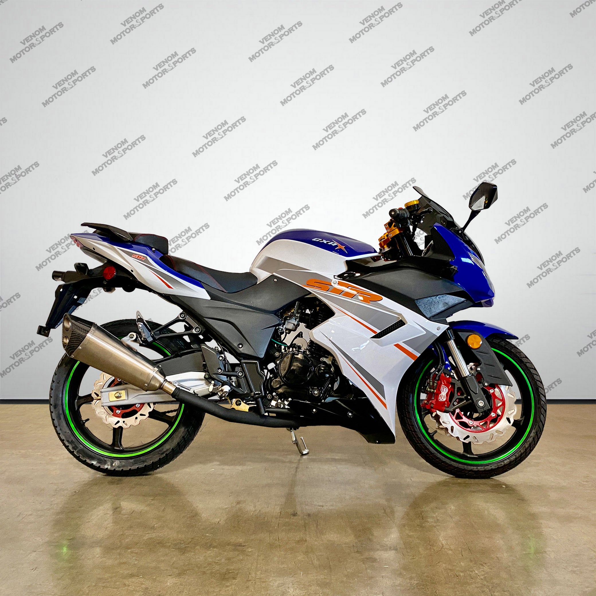 Venom X22R 250cc Motorcycle - 5-Speed Manual Transmission, Street Legal Dirt Bike for Adults, Off-Road & Commuting