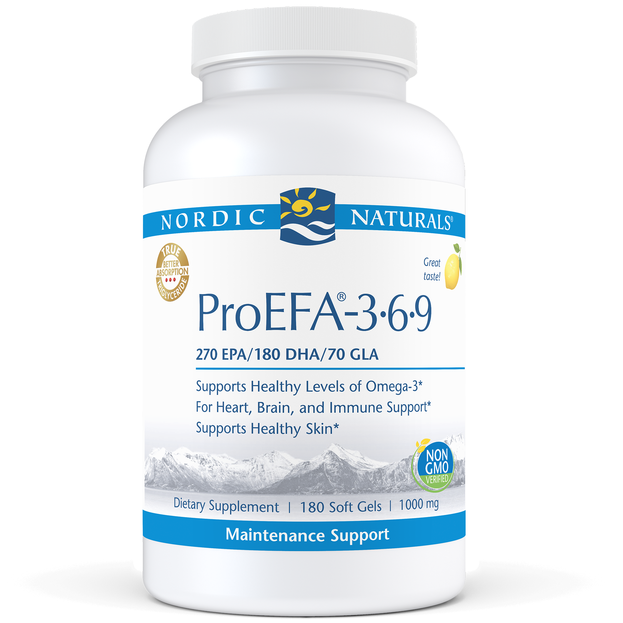 Nor Proefa 1000mg Omega-3 Fish Oil Softgels - 90 Count - Supports Heart, Brain & Joint Health - Premium EPA & DHA Supplement for Adults - Daily Wellness & Active Lifestyle