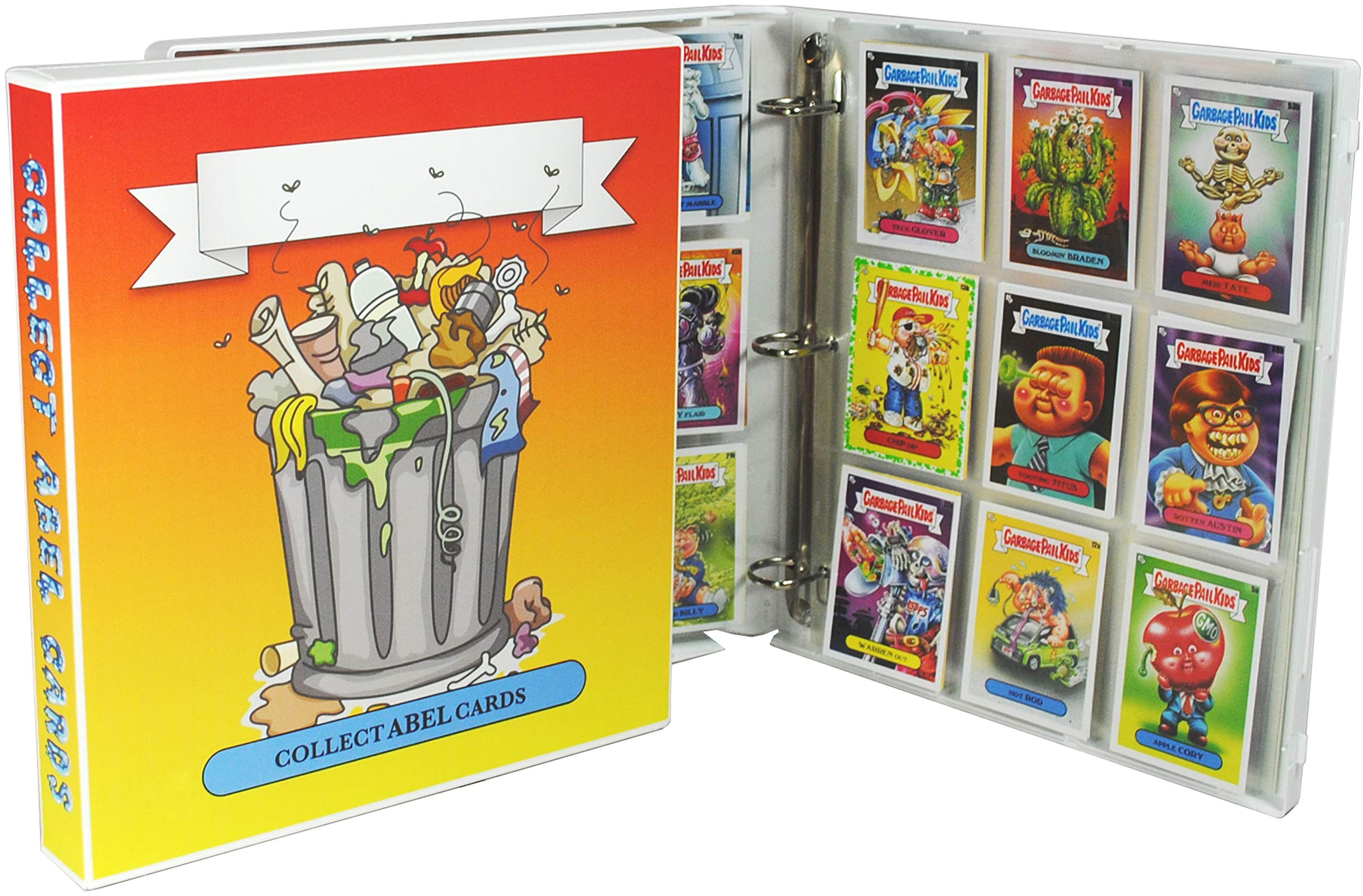 UniKeep Garbage Pail Kids GPK Themed Collectible Card Binder with 20 Card Pages - Premium Trading Card Organizer for Collectors | Perfect for Storage, Display & Trading Card Games