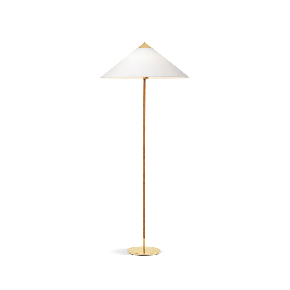 Modern Chinese Hat Floor Lamp - Stylish Rattan Shade for Living Room, Bedroom & Office Decor - Perfect for Cozy Ambiance and Reading Nook Lighting