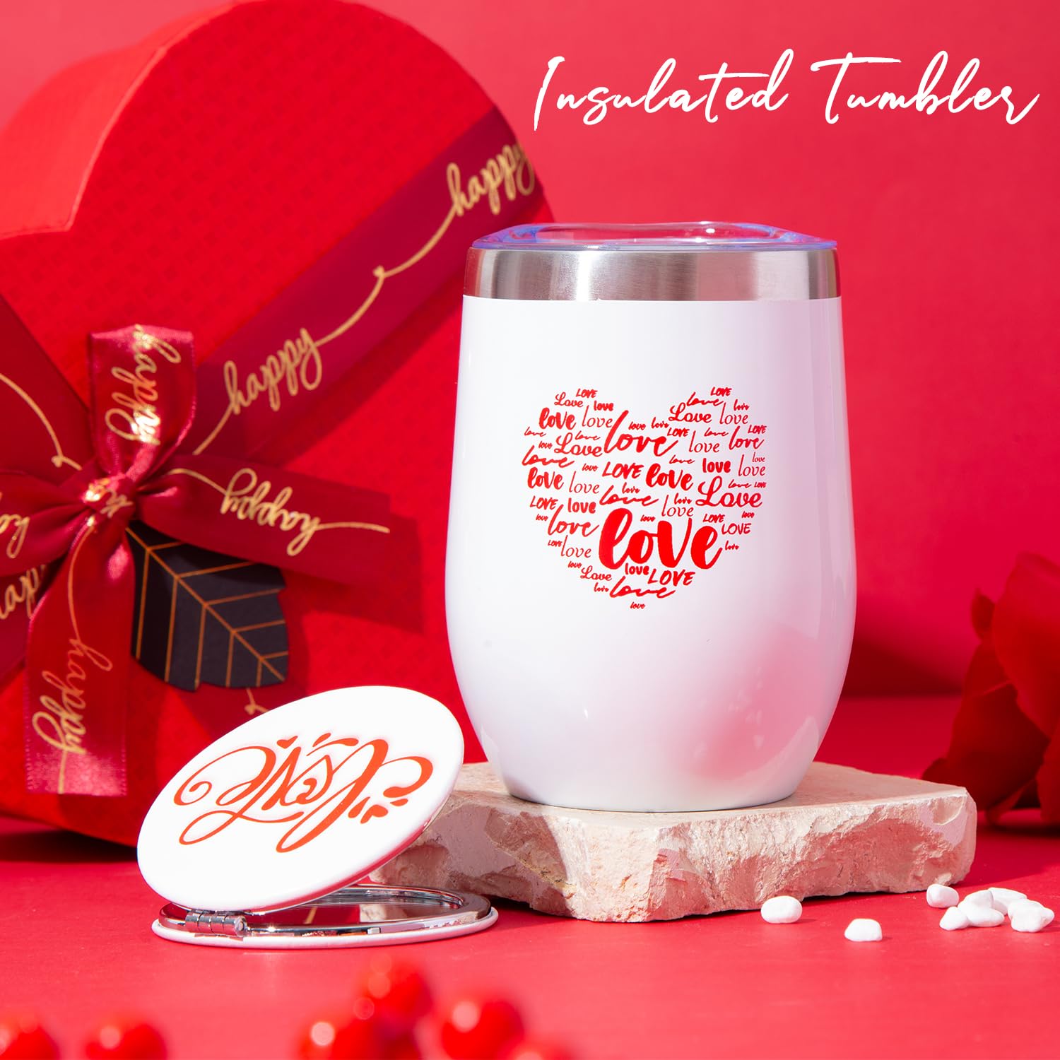 Romantic Heart-Shaped Red Rose Gift Box for Girlfriend, Wife, Lover - Birthday, Anniversary, Wedding & Engagement Gifts for Women - Perfect for Valentine's Day, Proposals & Special Occasions