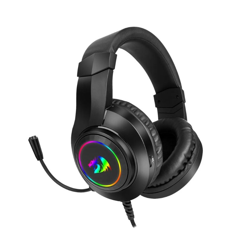 Redragon HYLAS H260 RGB Gaming Headset with Microphone - Black | Immersive Sound for PC, PS4, Xbox & Streaming | Noise Cancelling for Competitive Gaming & Online Meetings