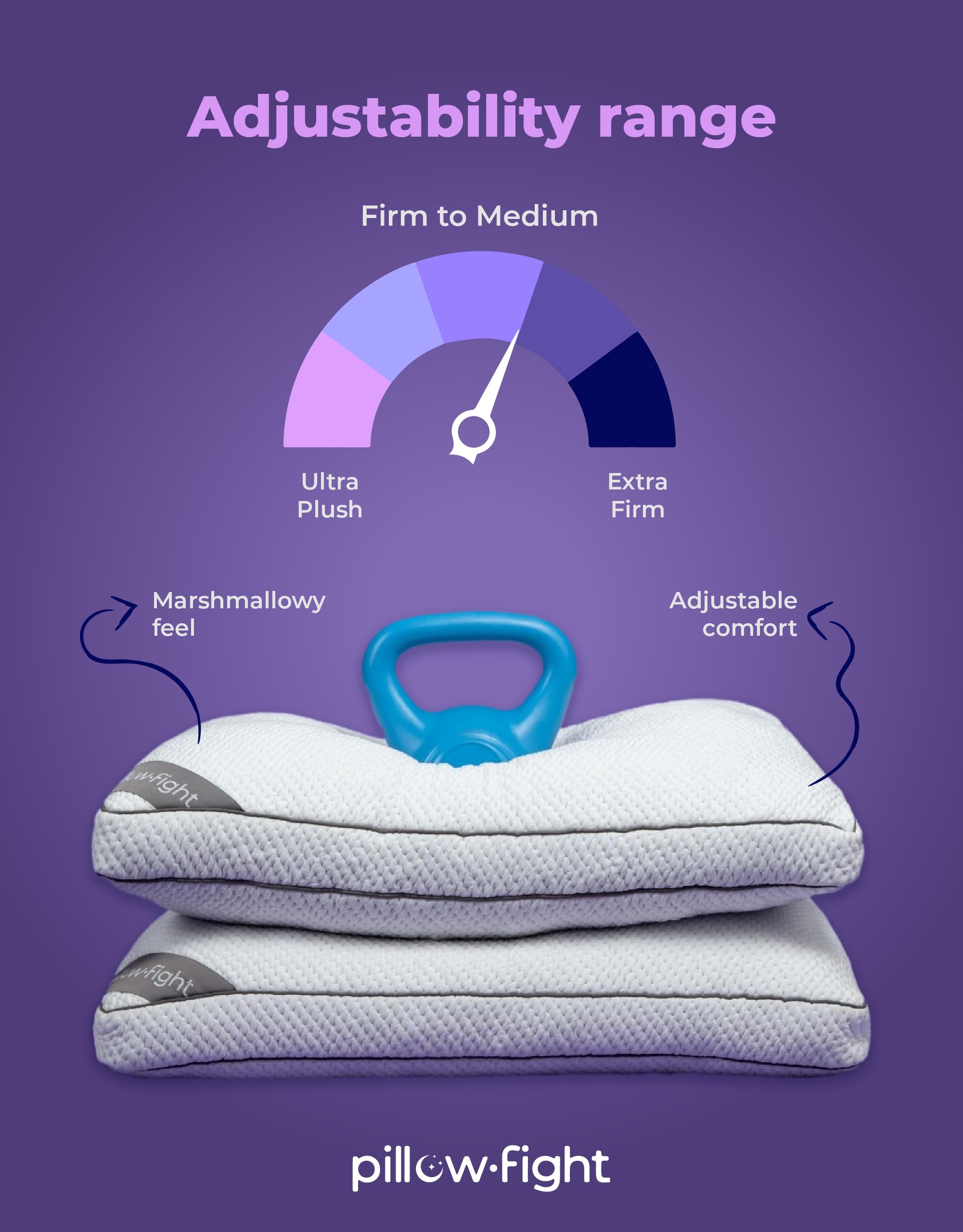Premium Memory Foam Pillow - Adjustable Cooling King Size Pillows (2 Pack) for Neck Support & Comfort - Ideal for Side Sleepers, Back Pain Relief & Luxury Bedding