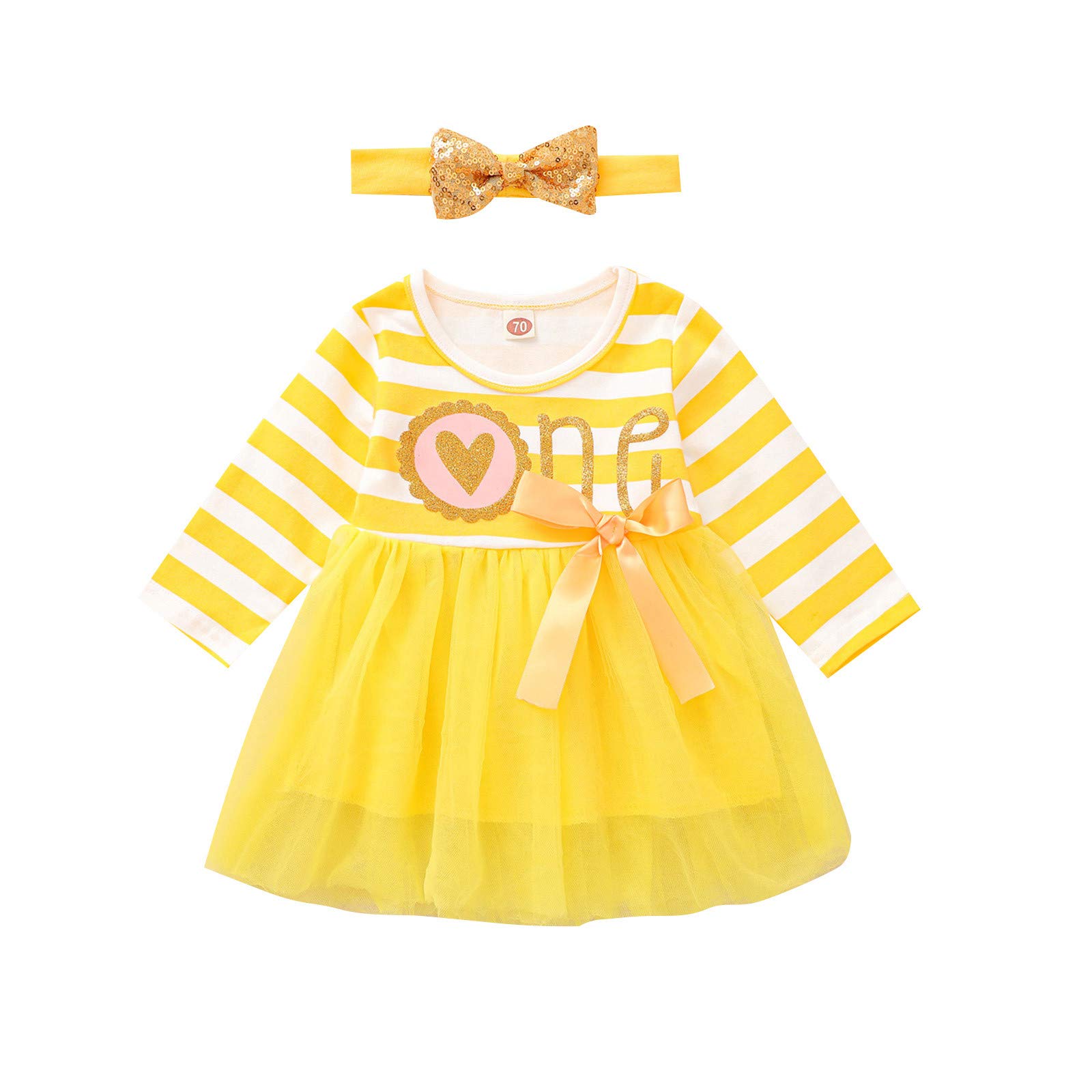 **Girls' Leggings & Tutu Skirt Set with Hairband - Striped Princess Dress Print for Baby & Toddler - Perfect for Birthday Parties, Photo Shoots & Playtime**