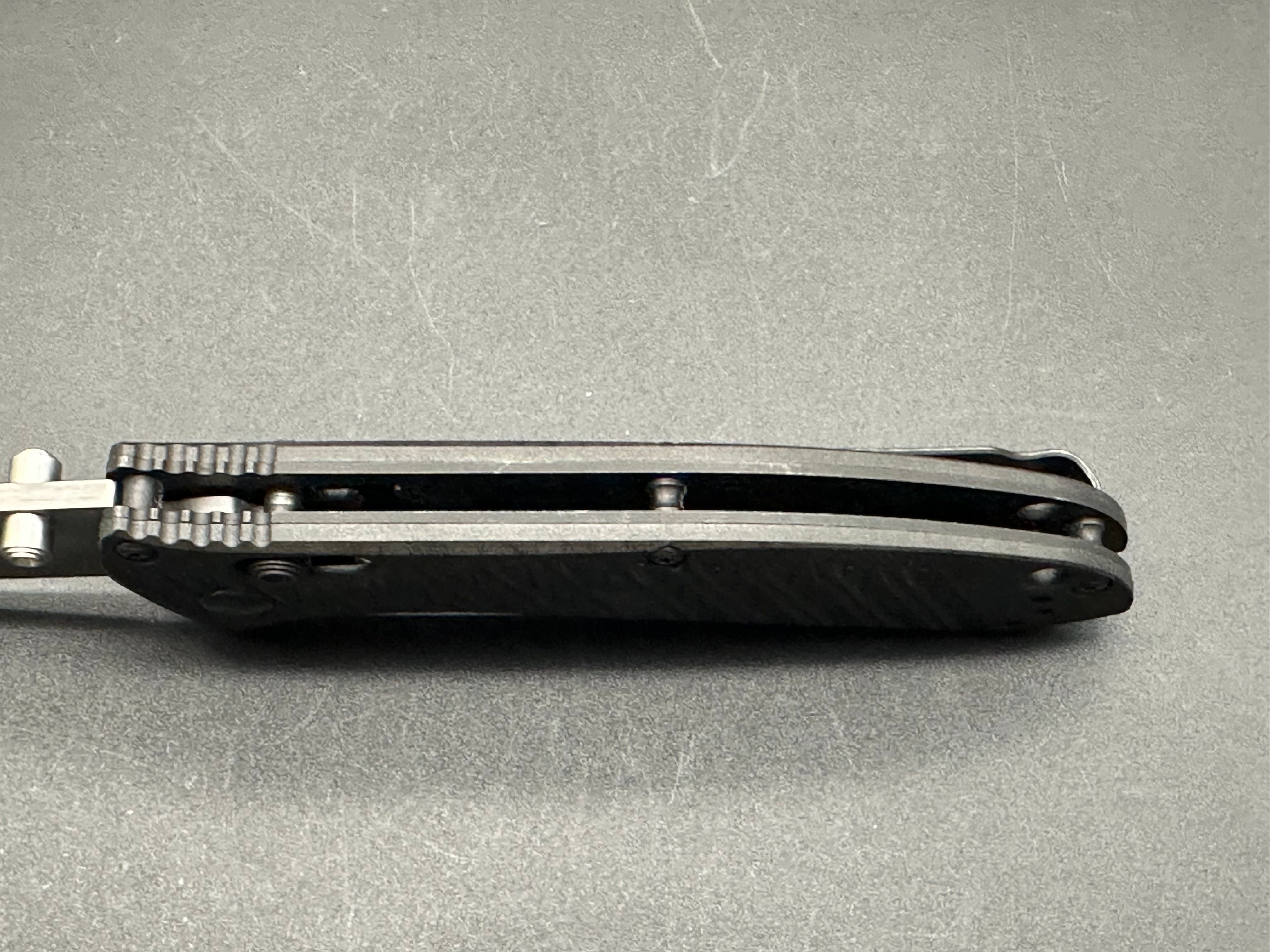 Benchmade Mini Presidio II CF-Elite Folding Knife - Premium EDC Pocket Knife for Outdoor, Camping, Hiking & Everyday Carry