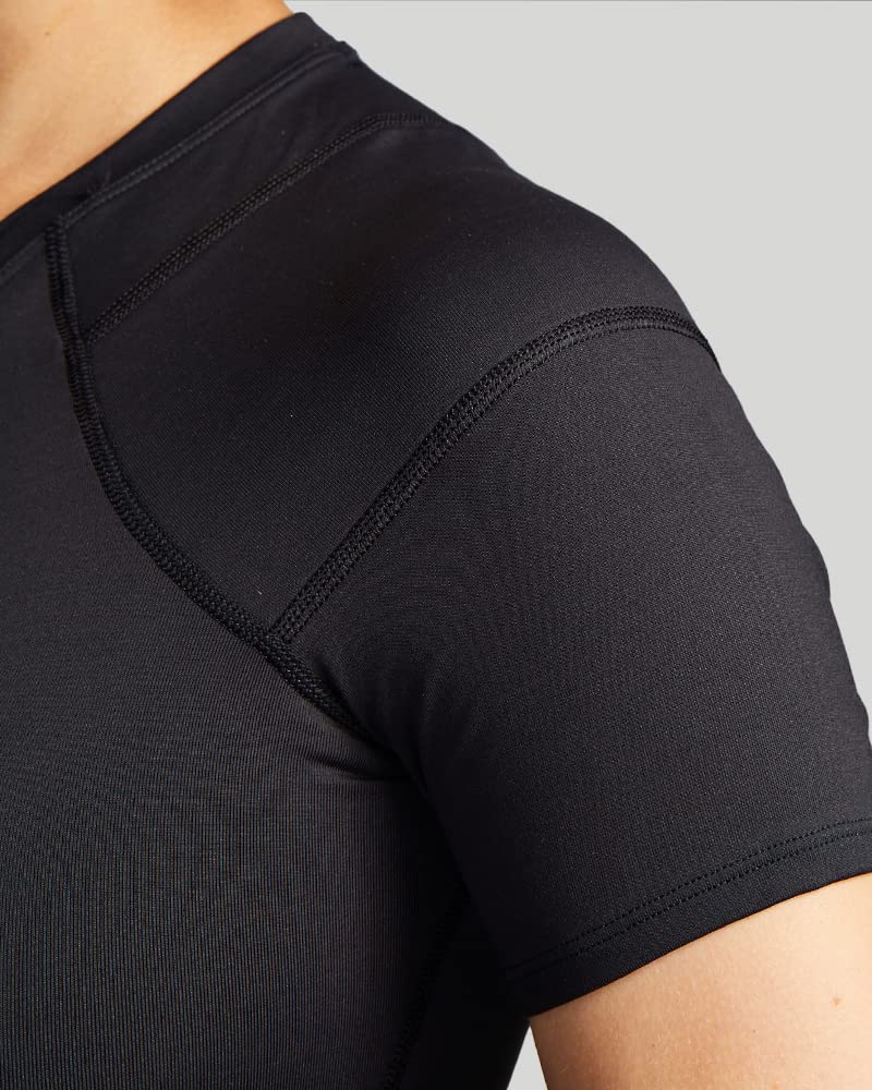 Tommie Copper Women's Posture Corrector Shoulder Support Compression Shirt - UPF 50 Sun Protection for Workouts, Yoga & Daily Wear