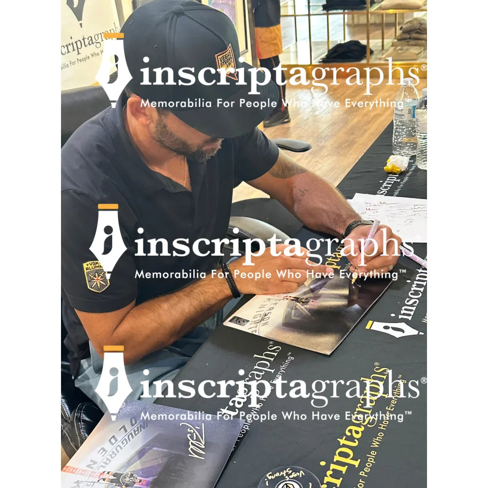 Deryk Engelland Autographed Vegas Golden Knights 8x10 Photo with COA - Inscribed 
