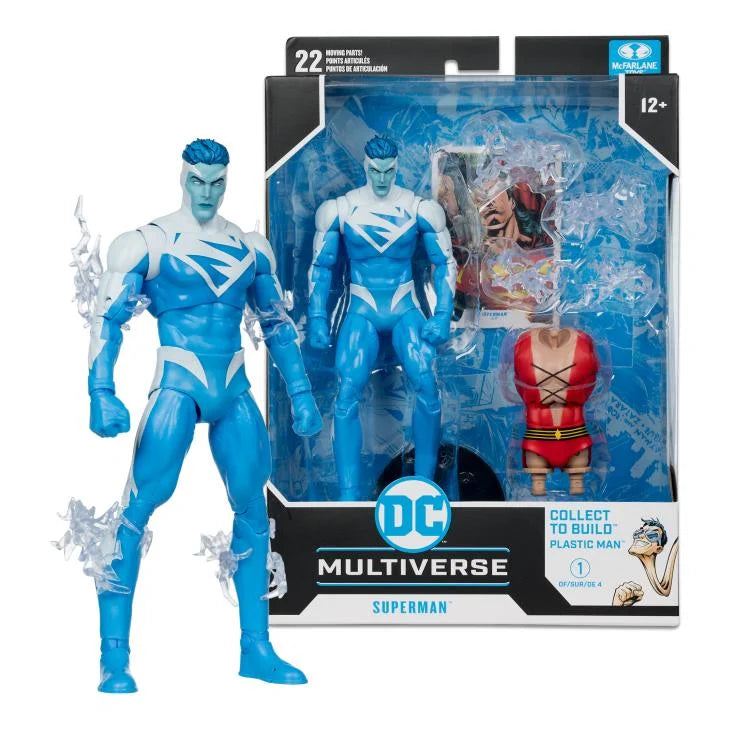 DC Multiverse Superman Action Figure - Collect to Build Plastic Man - Perfect for DC Fans, Collectors & Superhero Displays