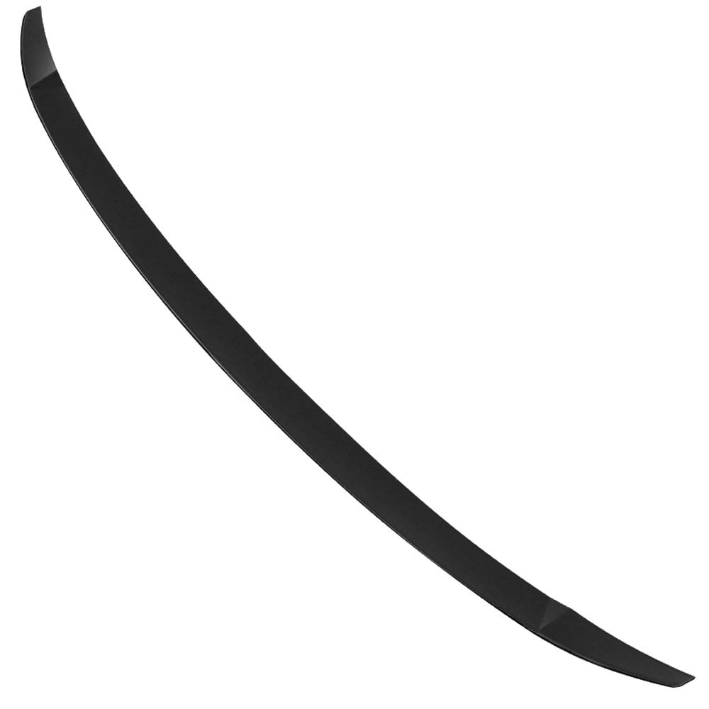 ABS Black Rear Trunk Lip Spoiler Wing Strip Trim for Hyundai Elantra CN7 (2021-2024) - Car Accessories for Sporty Style & Aerodynamic Performance - Perfect for Street Racing & Custom Car Upgrades