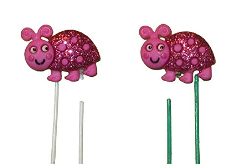 Cute Pink Ladybug Bookmarks & Jumbo Paper Clips Set of 2 - Perfect for Planners, Organizers, Filofax, Journals & DIY Scrapbooking - Adorable Reading Accessories for Book Lovers