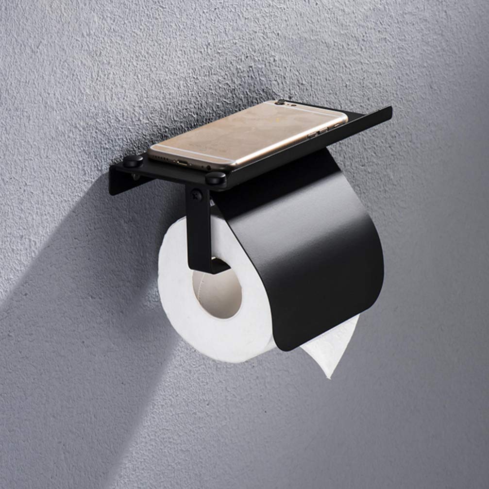 DOITOOL Waterproof Paper Roll Holder - Kitchen & Bathroom Storage Organizer for Toilet Paper, Napkins, Tissues - No Punching Required, Space-Saving Dispenser Box for Home, Office, RV Use