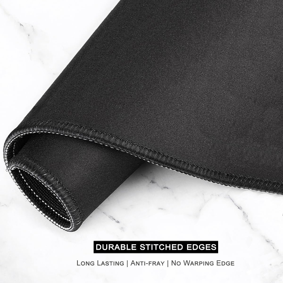 Auhoahsil XXL Gaming Mouse Pad - Extra Large Desk Mat for PC, Laptop & Computer (31.5 x 11.8 Inch) | Thick Non-Slip Rubber Base with Stitched Edges | Perfect for Office Work, Gaming & Home Use