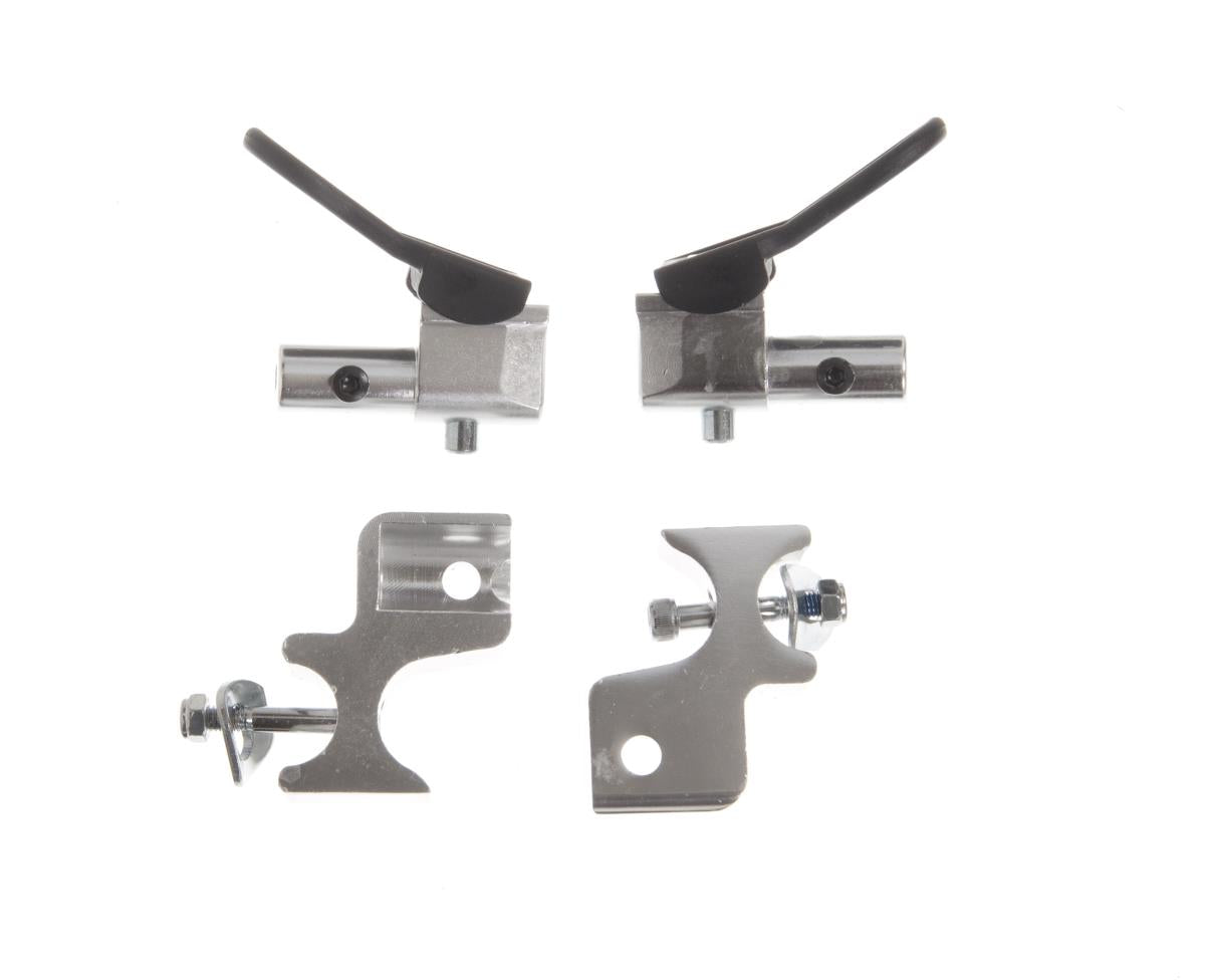 Wheelchair Arm Rest Assembly Without Pad - Pair for Enhanced Comfort and Mobility Support | Ideal for Home, Hospital, and Rehabilitation Use