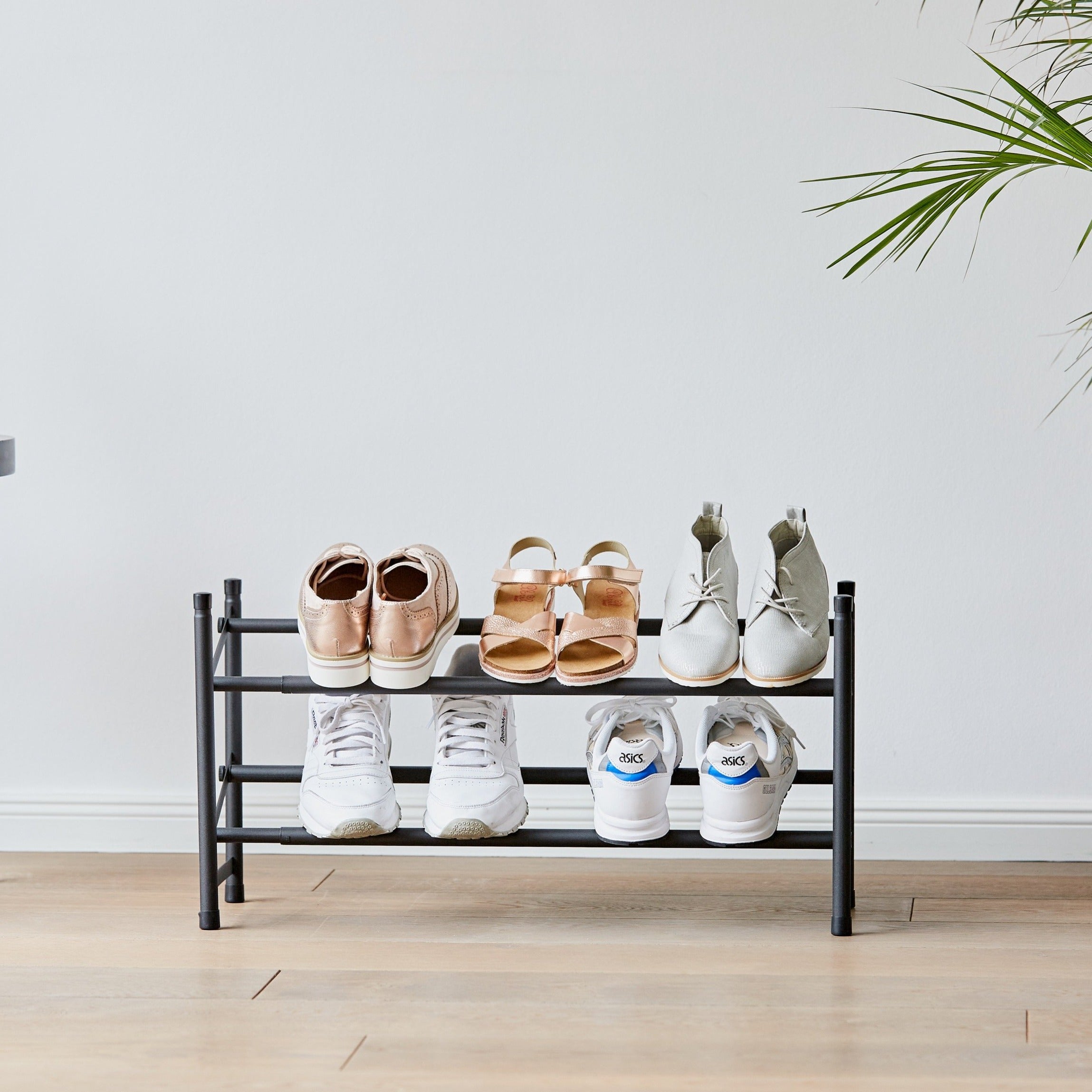 Expandable Shoe Rack for Closet - Space Saving Shoe Organizer with Multiple Size Options | Perfect for Bedroom, Entryway & Small Spaces