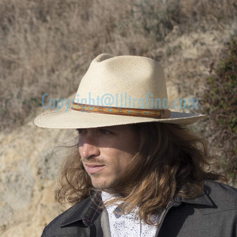Fedora Packable Foldable Panama Straw Hat - Classic Summer Sun Hat for Men & Women - Perfect for Beach, Travel, and Outdoor Activities