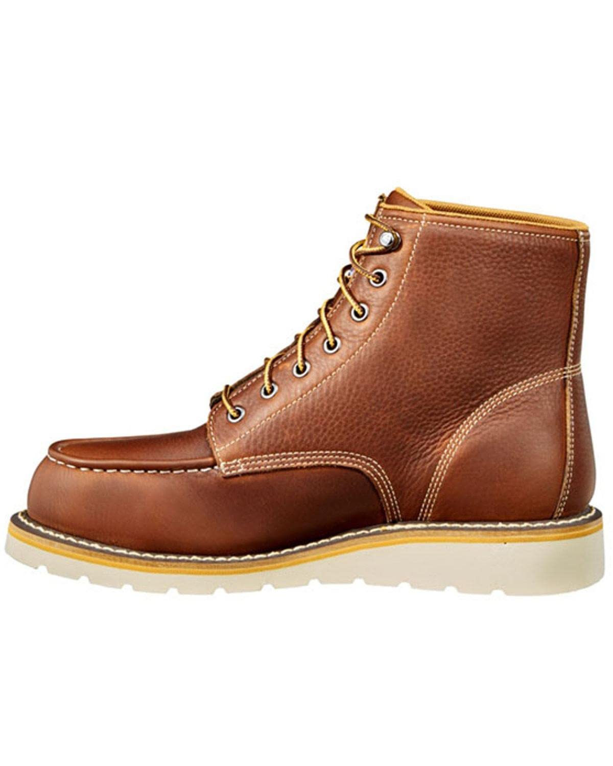 Carhartt Women's 6 Inch Waterproof Wedge Steel Toe Work Boot - Durable Safety Shoes for Construction, Warehouse & Outdoor Work