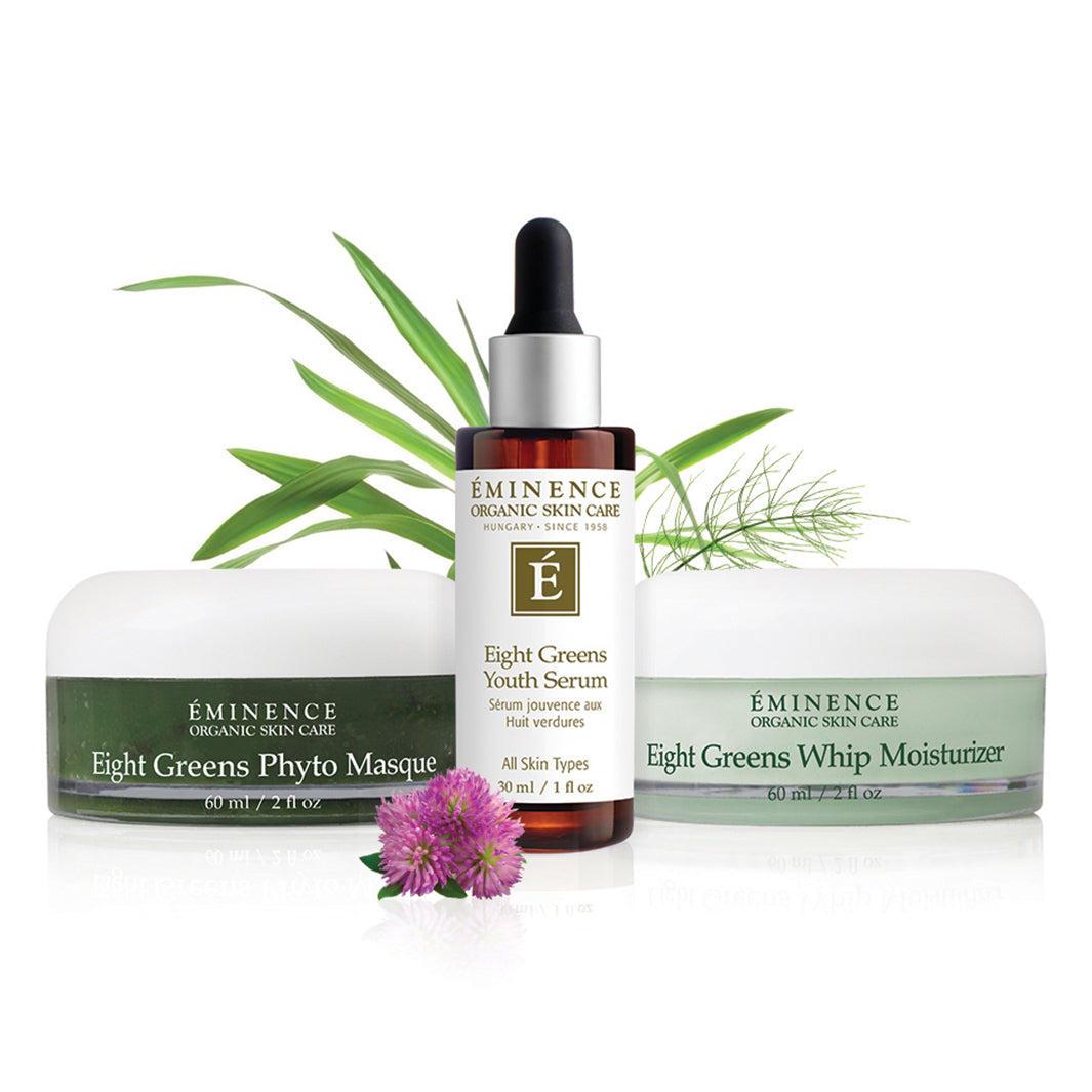 Eminence Organics Eight Greens Phyto Masque - Cooling Facial Mask for Detox & Brightening | Spa, At-Home Skincare, Post-Workout Refresh