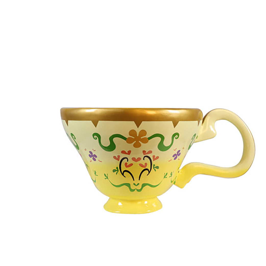 24 Elegant Yellow Teacups - Perfect for Afternoon Tea, Bridal Showers & Vintage Home Decor