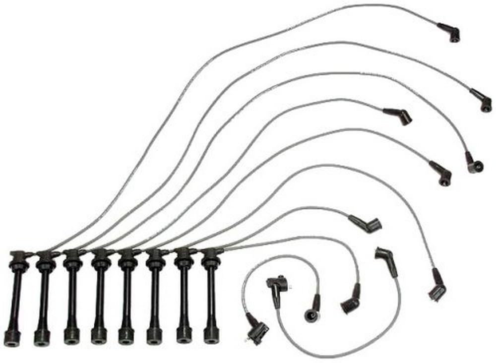 Bosch 09355 Premium Spark Plug Wire Set - High Performance Ignition Wires for Cars, Trucks & SUVs - Durable Copper Core, Heat Resistant - Perfect for Engine Upgrades & Tune-Ups