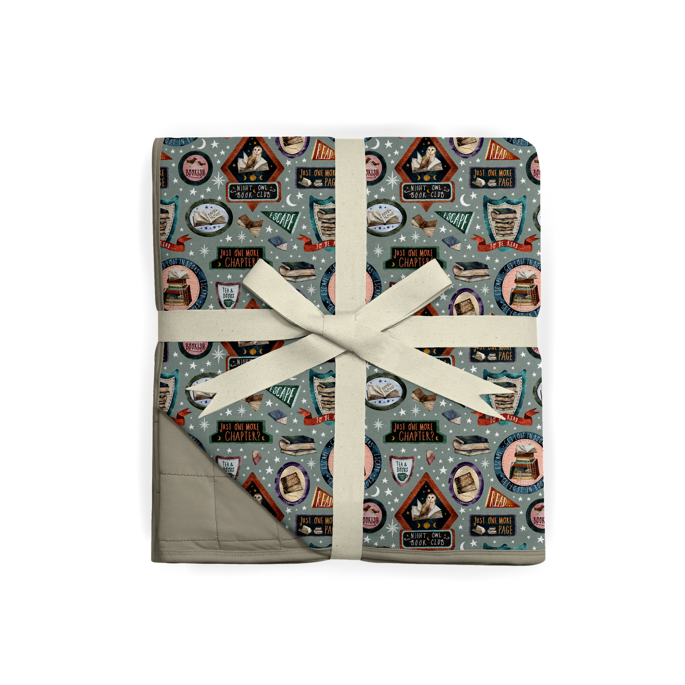 Cozy Oversized Quilted Blanket for Late Night Book Club - Perfect for Reading, Lounging & Movie Nights