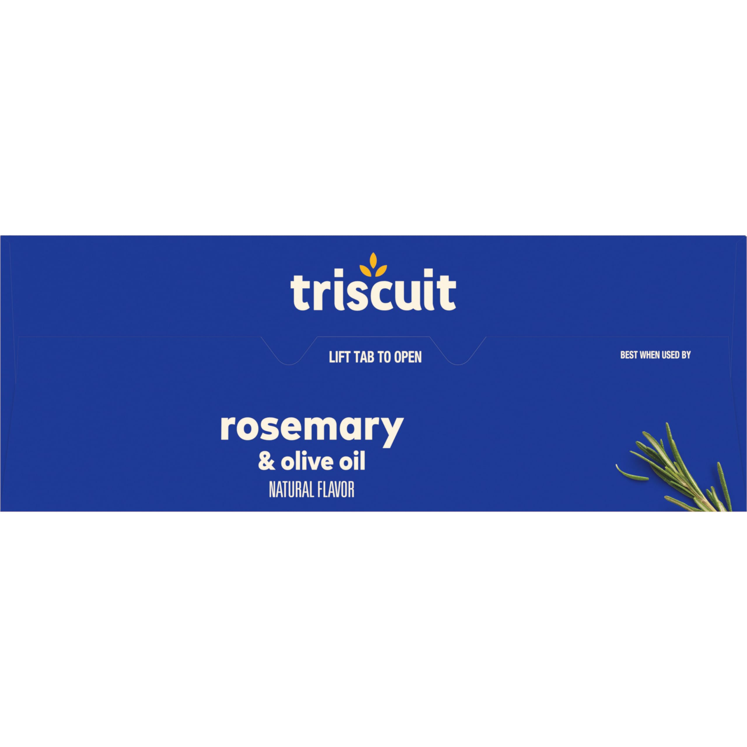 Triscuit Rosemary & Olive Oil Whole Grain Wheat Crackers - Healthy Lunch Snacks, Bulk Family Size (6 Pack, 12.5 oz Boxes) - Perfect for Office, School & Picnic Snacking