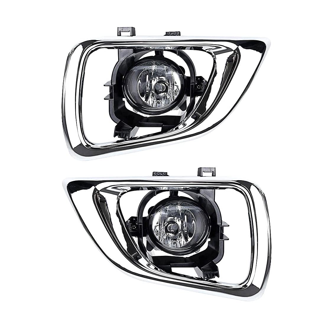 Nissan Navara NP300 2014-2015 Fog Light Replacement Kit - H11 Halogen Front Driving Fog Lamps Assembly with Bezel, Switch & Wiring Harness | Perfect for Off-Roading, Night Driving & Bad Weather Conditions