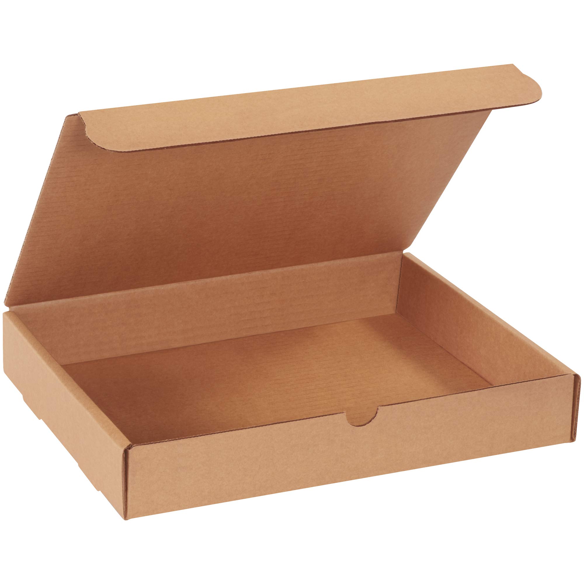 50-Pack Small Corrugated Cardboard Shipping Boxes 13x10x2 Inches - Durable Moving, Packing & Storage Boxes for Ecommerce, Home & Office Use